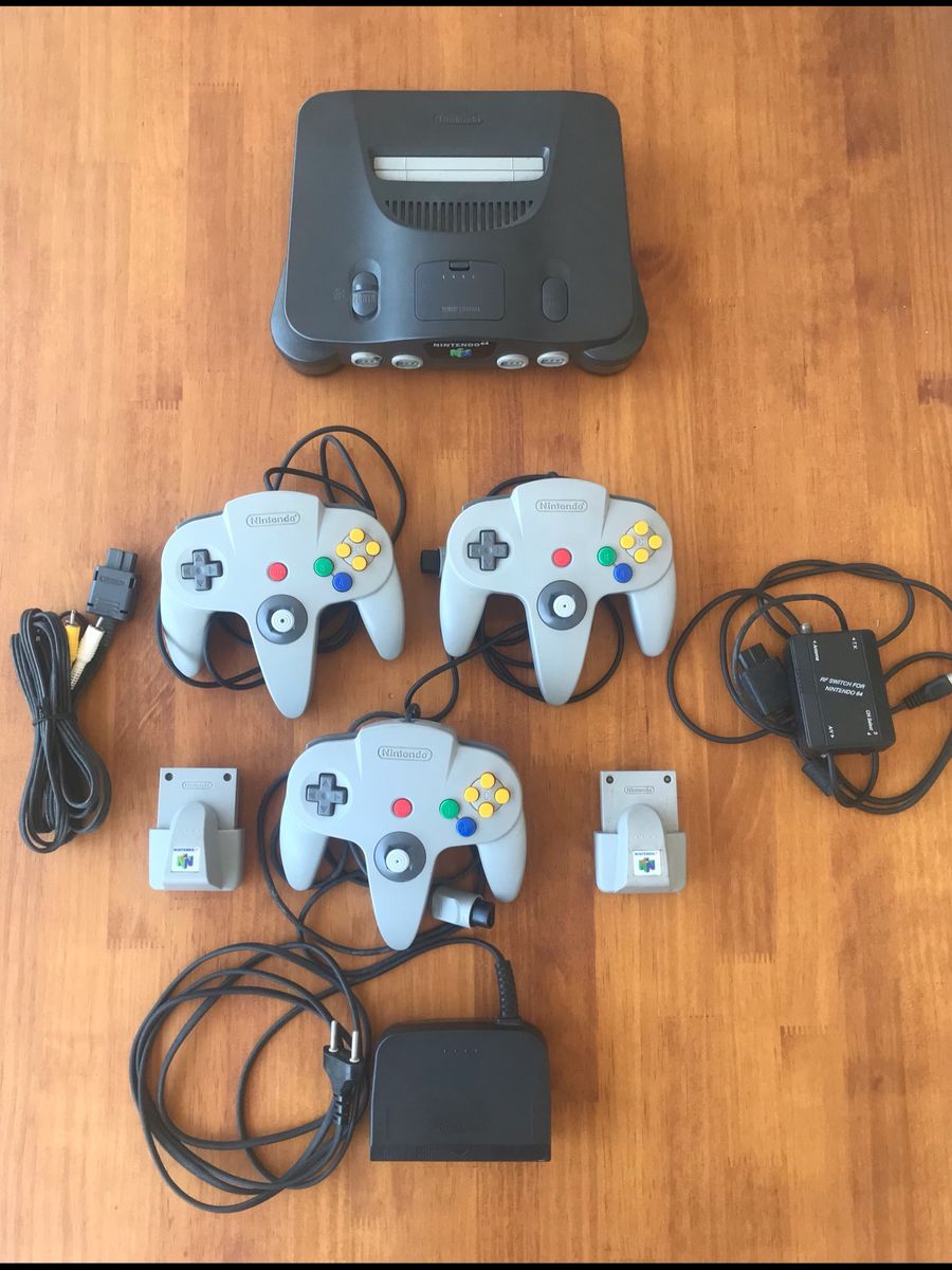 Nintendo 64*** Com 1 controle - SS Games Antigos