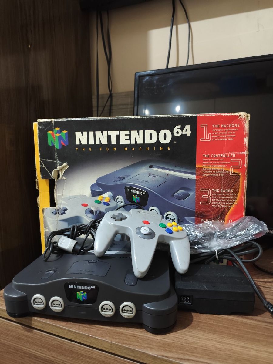 Nintendo 64 Gradiente Completo | Console de Videogame Nintendo Usado ...