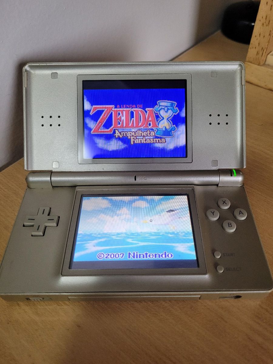 Nintendo Ds Lite Zelda Edi O Especial Console De Videogame