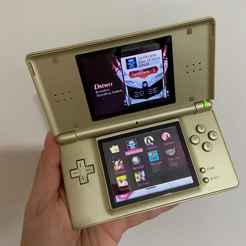 Nintendo Ds Lite Zelda Edition: Geração - 7ª com 8 Jogos No Cartão