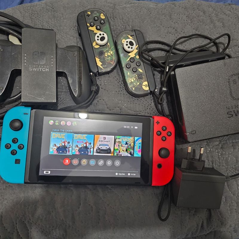 Nintendo Switch Console de Videogame Nintendo Switch Usado 97552263 enjoei