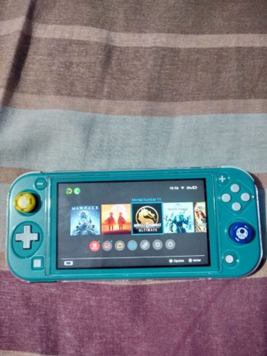 Nintendo Switch Lite Azul Turquesa Console De Videogame Nintendo