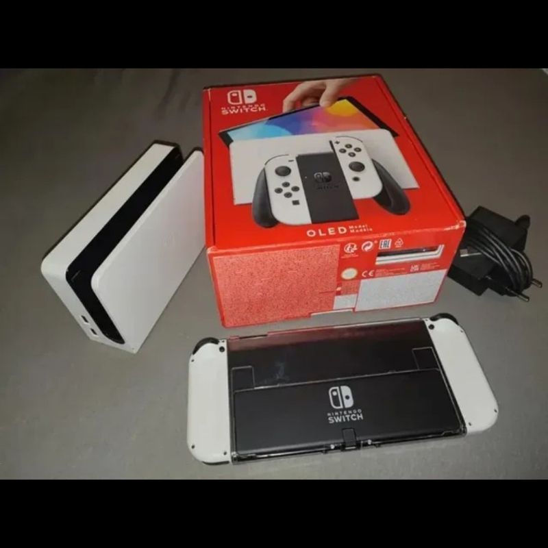 Nintendo Switch Oled Branco (ainda Na Garantia) + 256gb com 49 Jogos |  Console de Videogame Nintendo Usado 75339250 | enjoei