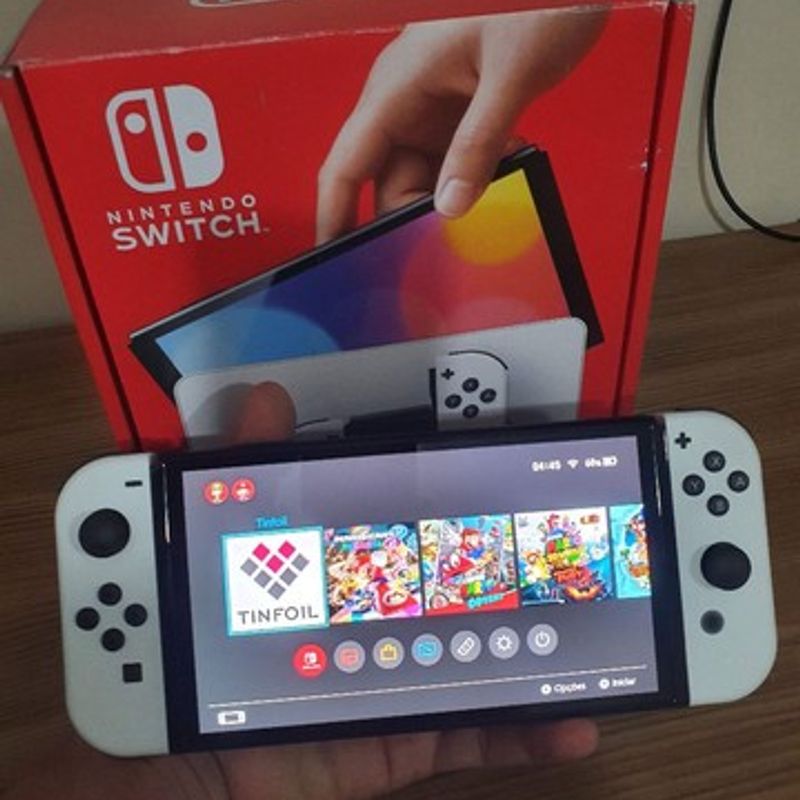 Nintendo Switch Oled Branco (ainda Na Garantia) + 256gb com 49 Jogos |  Console de Videogame Nintendo Usado 75339250 | enjoei