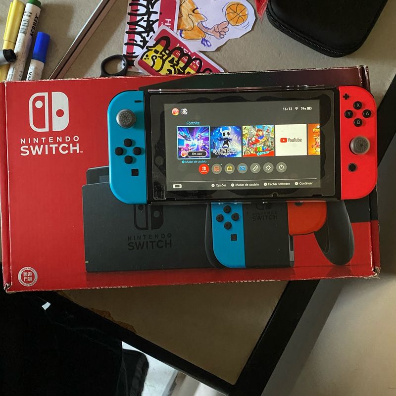 Nintendo Switch, Console de Videogame Nintendo Usado 92795201