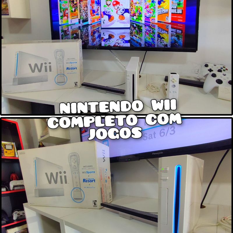 Nintendo Wii Completo + Jogos | Console de Videogame Nintendo Usado  60183618 | enjoei