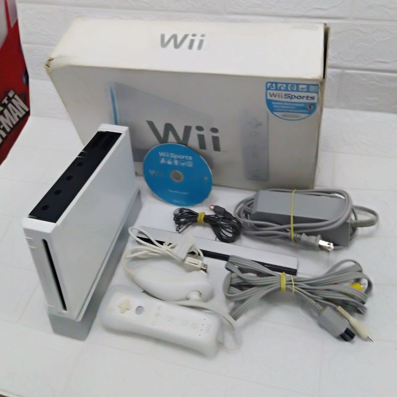 nintendo wii na caixa desbloqueado funcionando perfeitamente