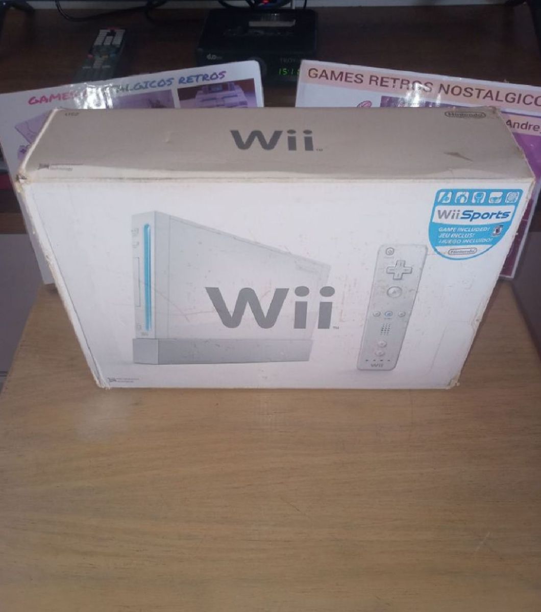 Nintendo Wii Original Desbloqueado para Pendrive Console de Videogame