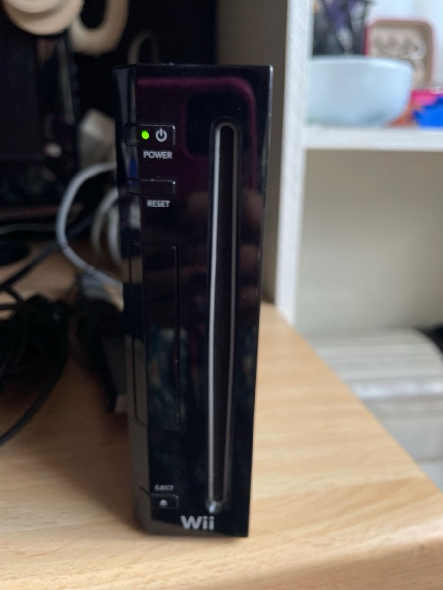 Nintendo Wii Preto Rvl-001(bra) Completo Desbloqueado | Console de ...