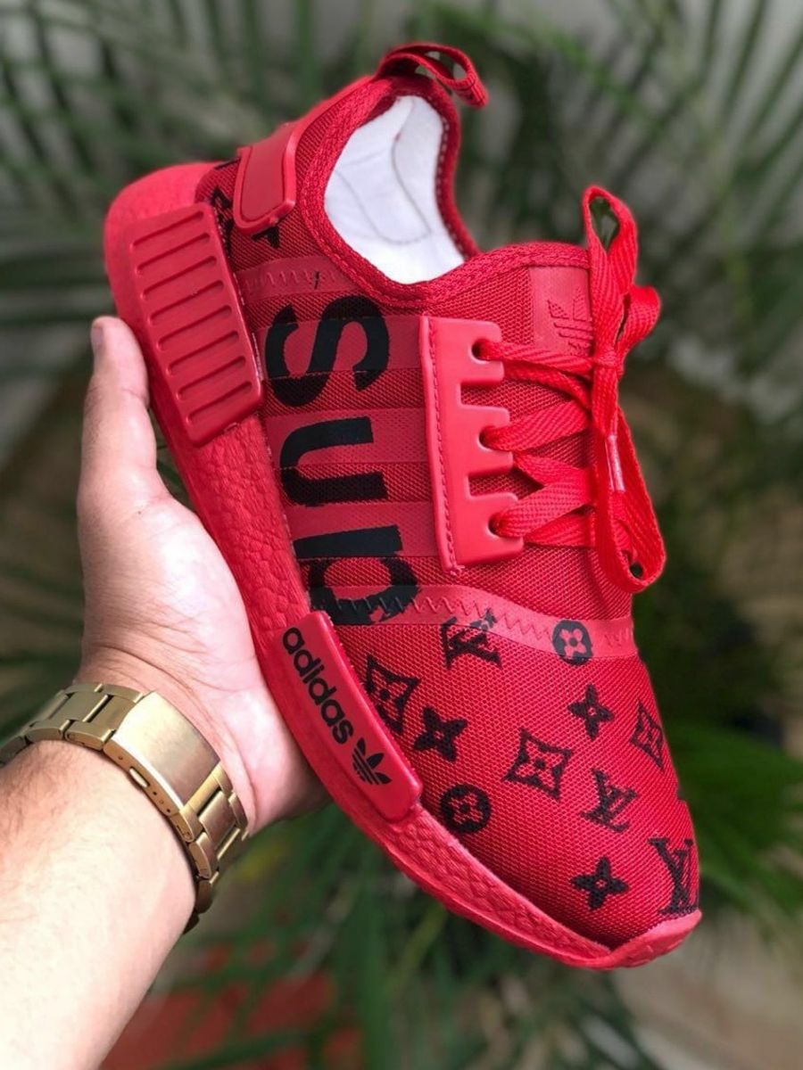 tenis adidas nmd vermelho masculino