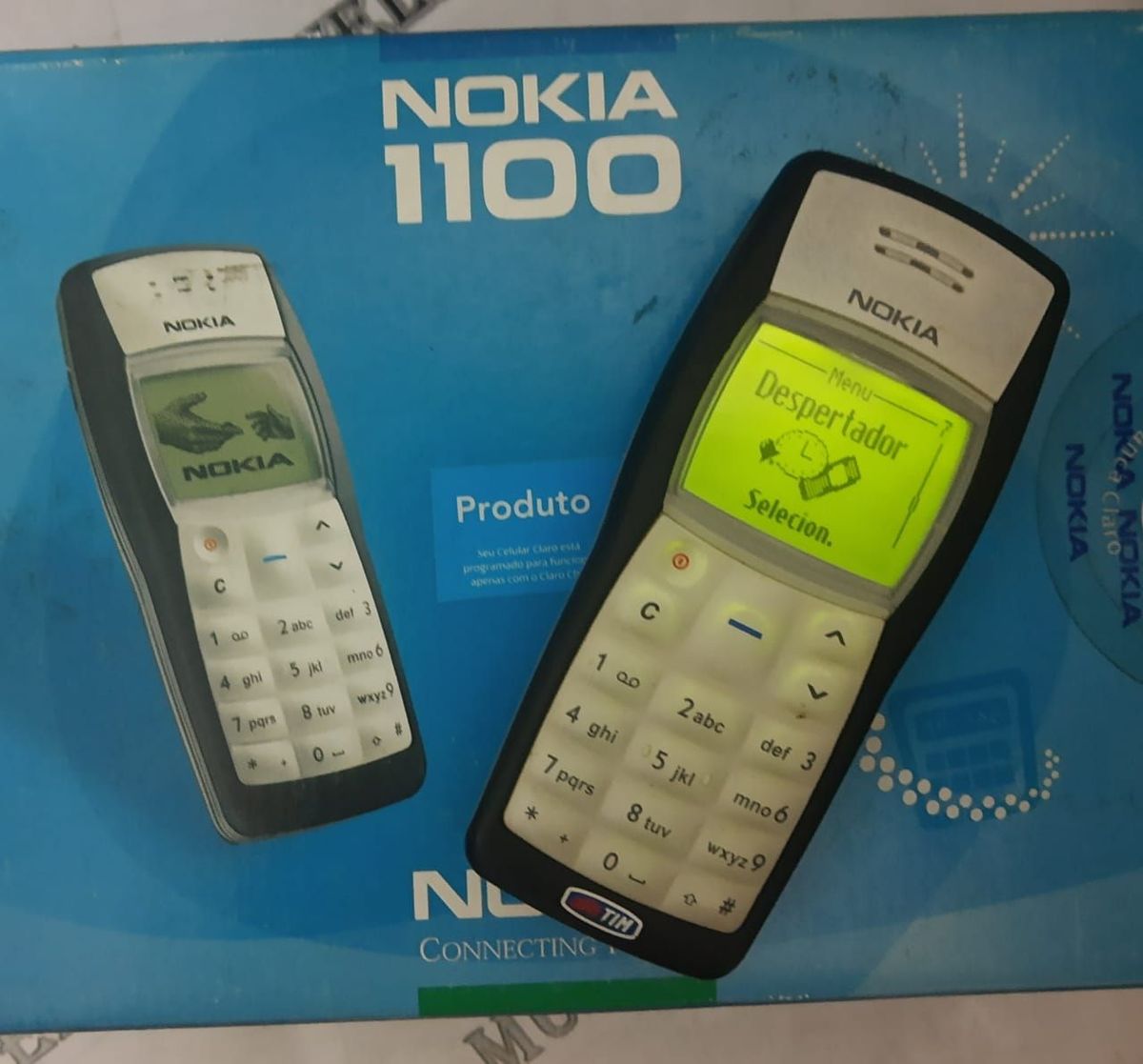 Nokia 1100 Reliquia Original Brasil Celular Antigo Lanterninha Caixa e ...