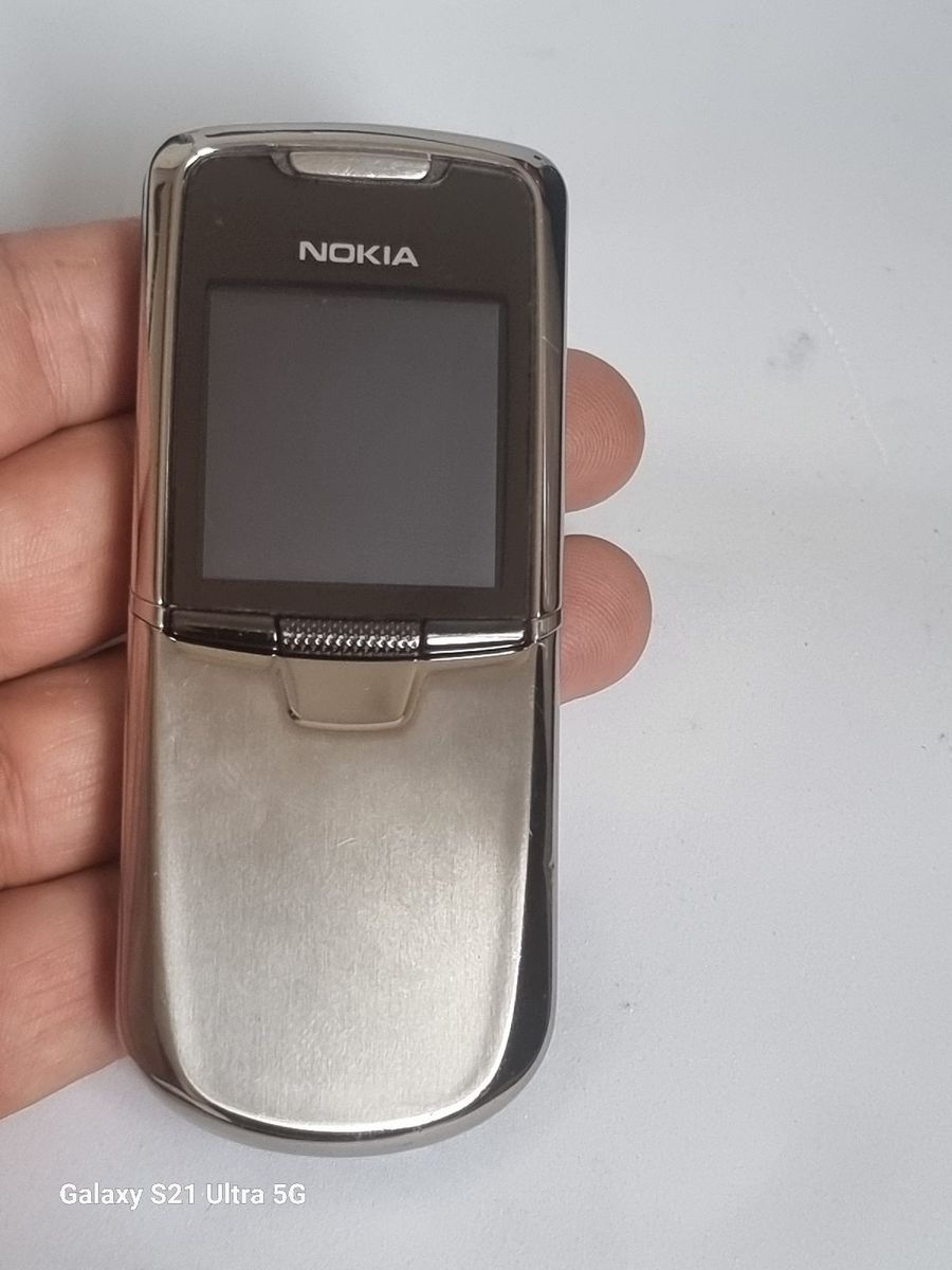 Nokia 8800E 4G 炭素 GSM-FIX Nokia 8800 Carbon Arte Mobile Phone - 4G, Original Black