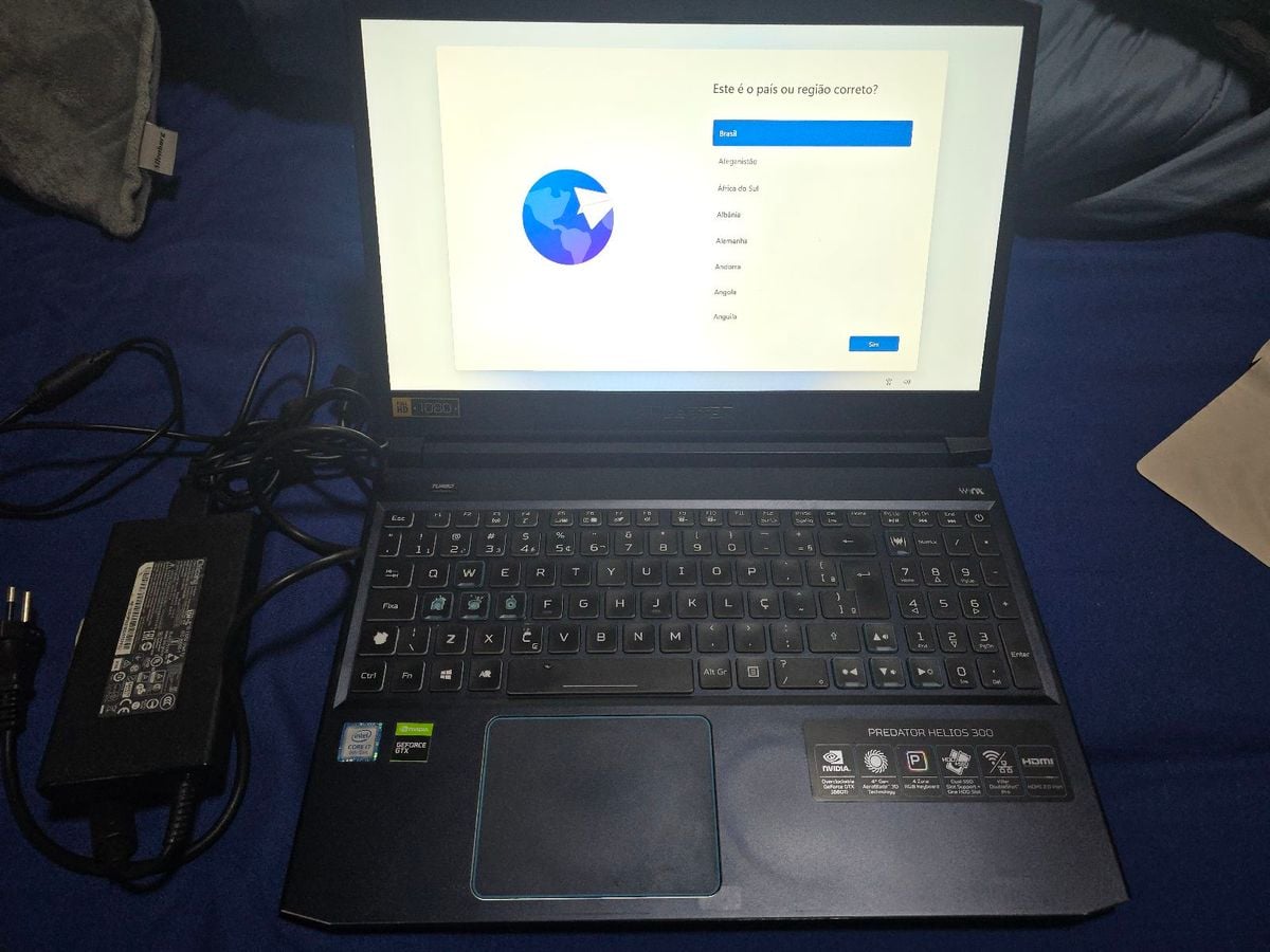 Notebook Acer Predator Helios 300 I7 16gb Gtx 1660 Ti | Computador ...