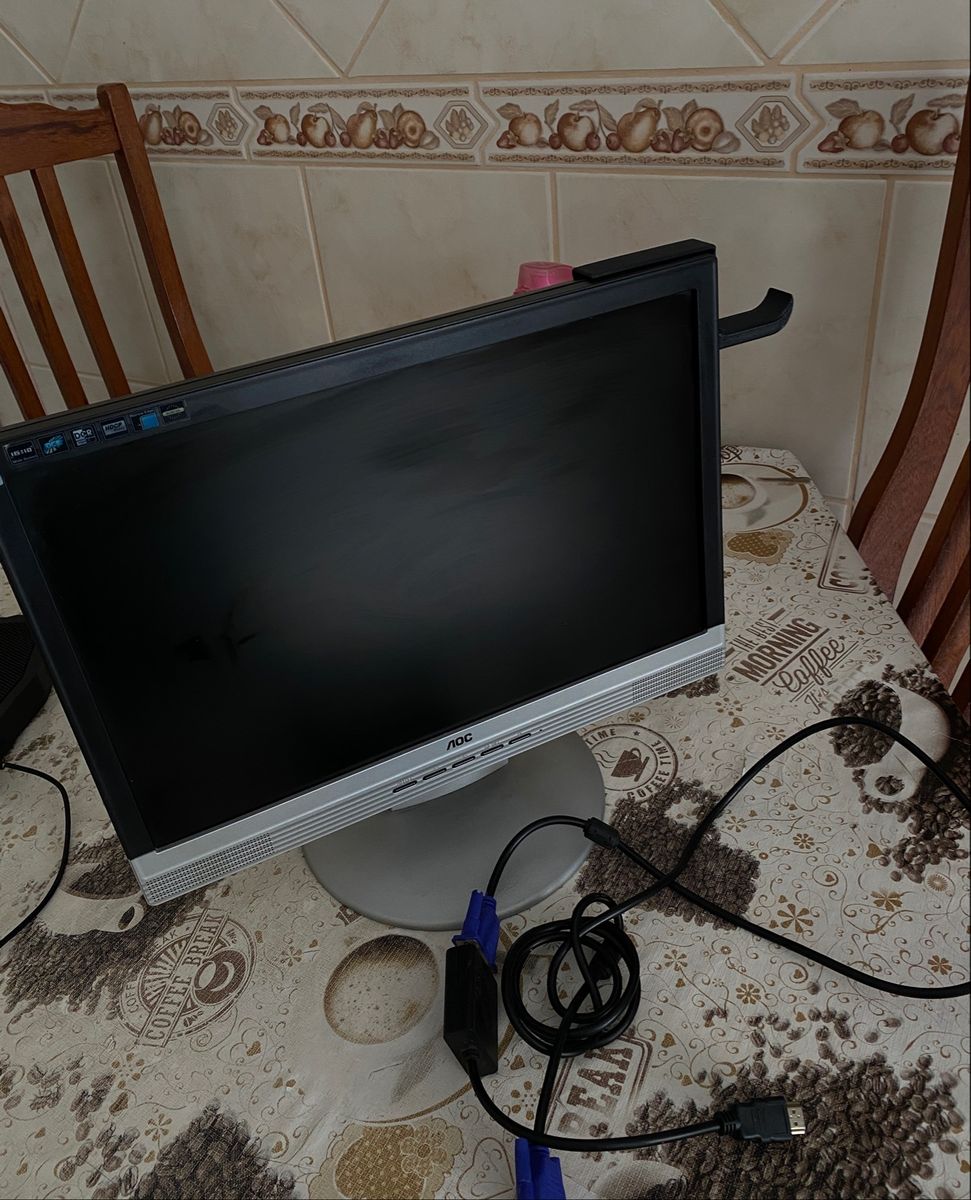 Monitor aoc 19 polegadas computador desktop aoc usado 77052454 enjoei