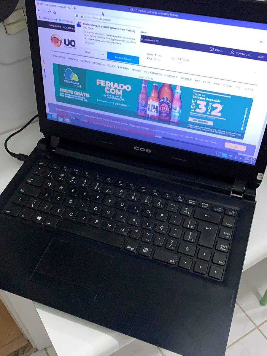 Notebook Cle Win 15 Pol Core I7 | Eletrodoméstico Cce Usado 50721986 ...