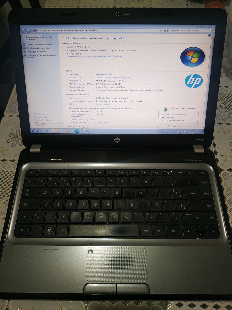 Notebook Hp Pavilion G4 Teclado Usb Usado Computador Notebook Hp Usado 72006630 Enjoei 5038