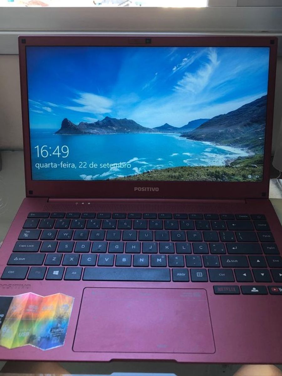 Notebook Positivo Motion Plus Red 464b | Computador Notebook Positivo ...