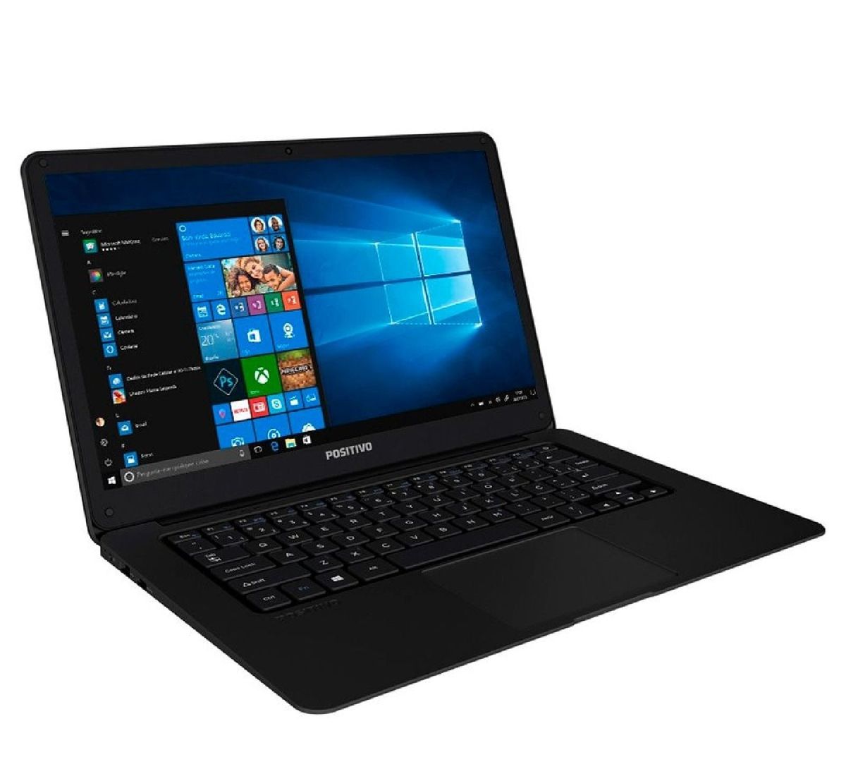 Notebook Positivo Motion Q232a, Intel Atom, 2gb 32gb, Tela de 14