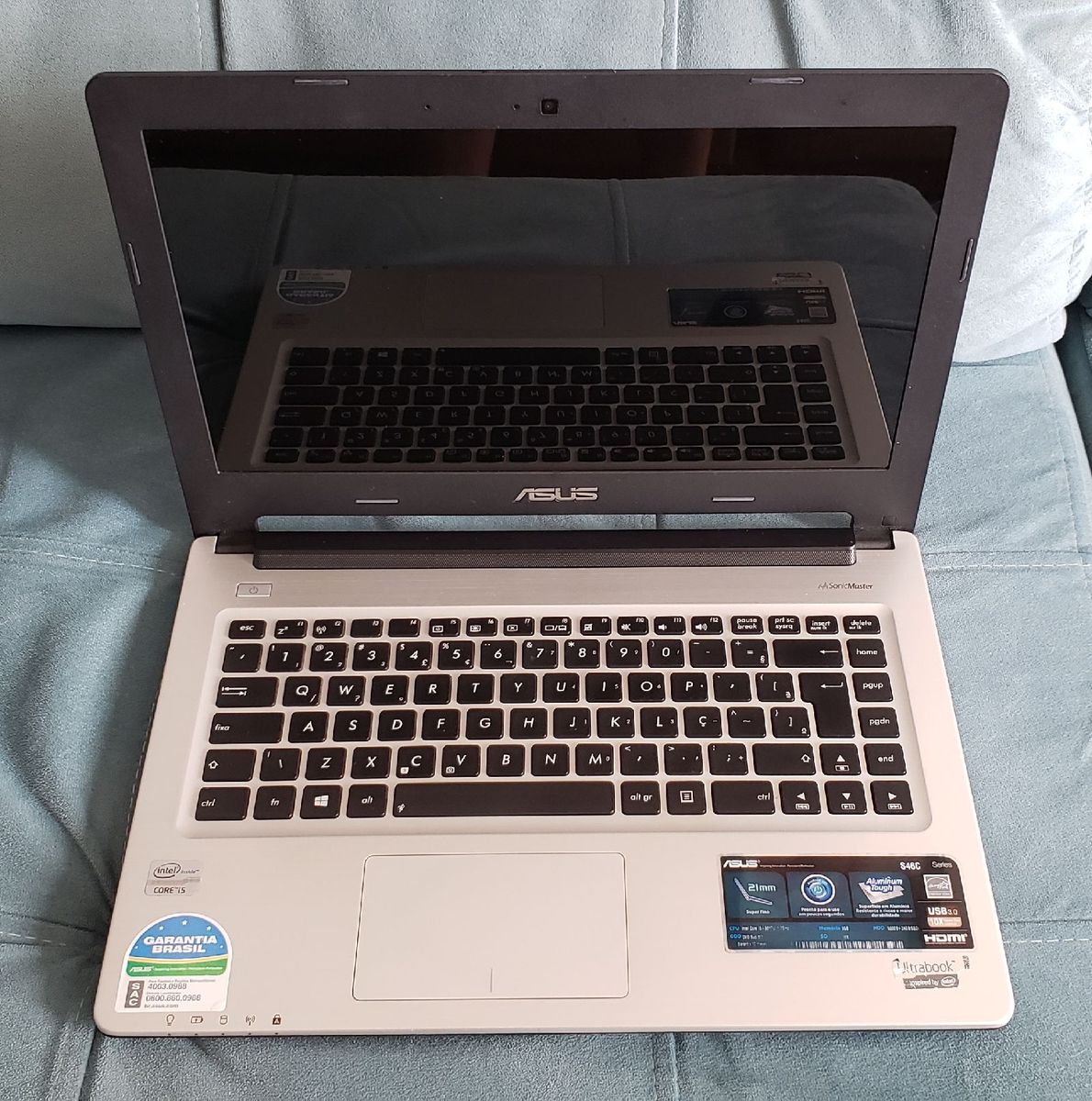 Notebook Ultrabook Asus S46c Computador Notebook Asus Usado 39099317