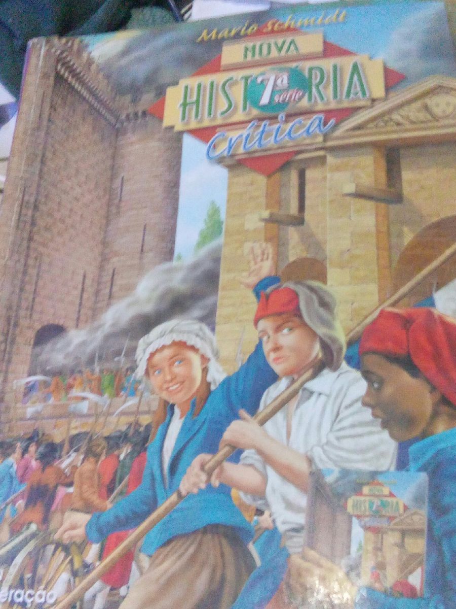 Nova História Crítica 7º Ano Mário Schmidt Livro Livro Usado 50519680 enjoei