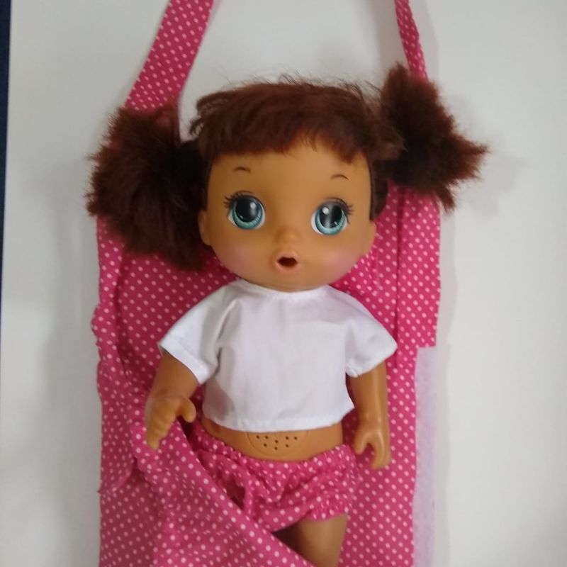 Novidade! Bolsinha para Boneca Baby Alive, Roupa Infantil para Menina Baby  Alive Nunca Usado 73078778