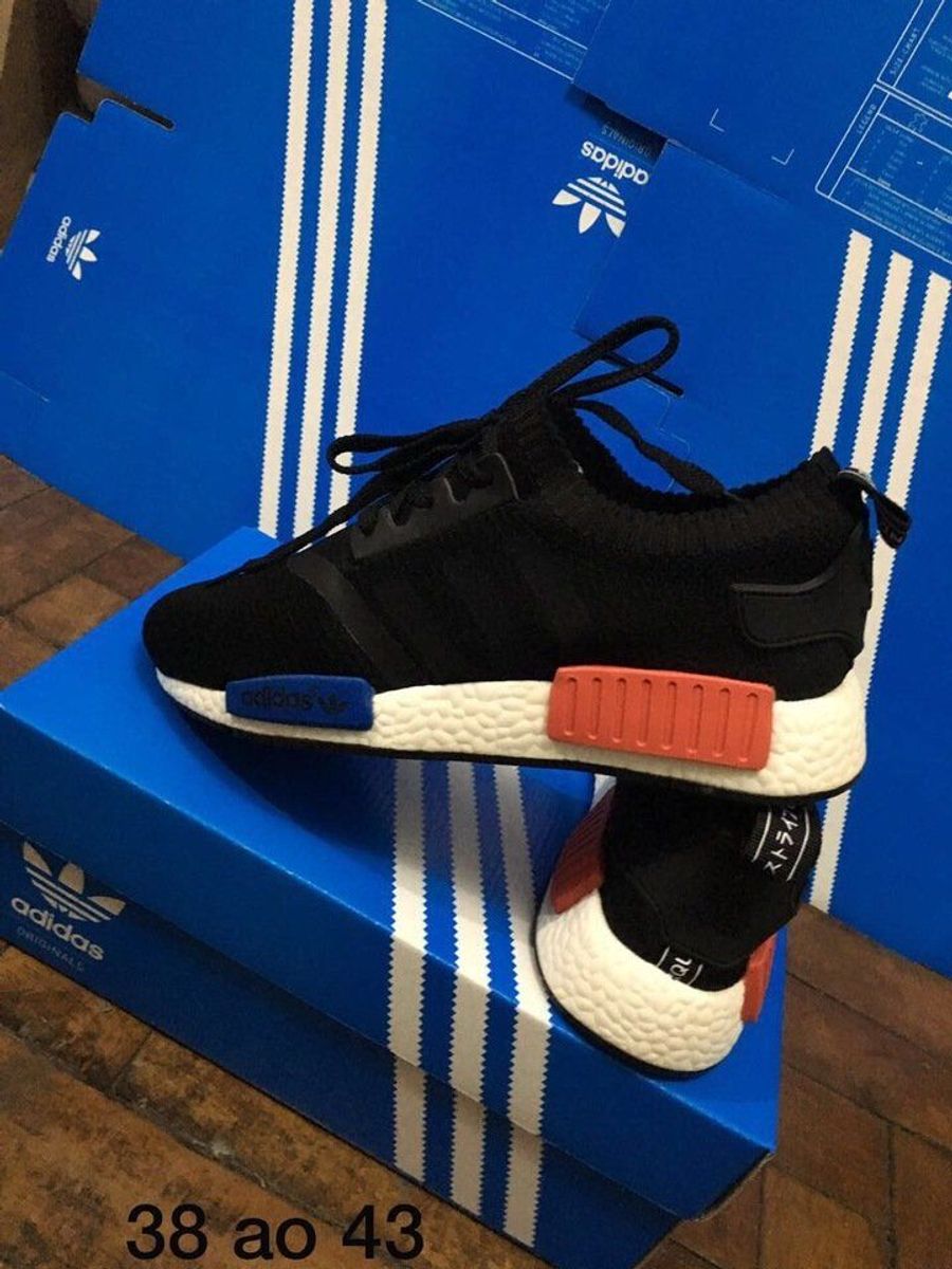 adidas nmd vermelho e preto