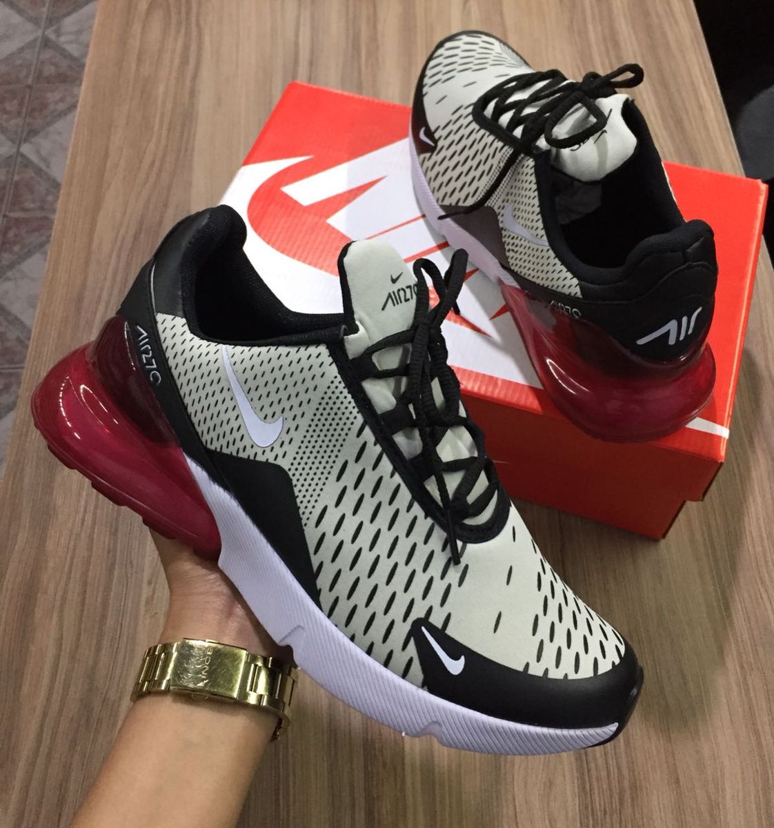 nike 270 vermelho
