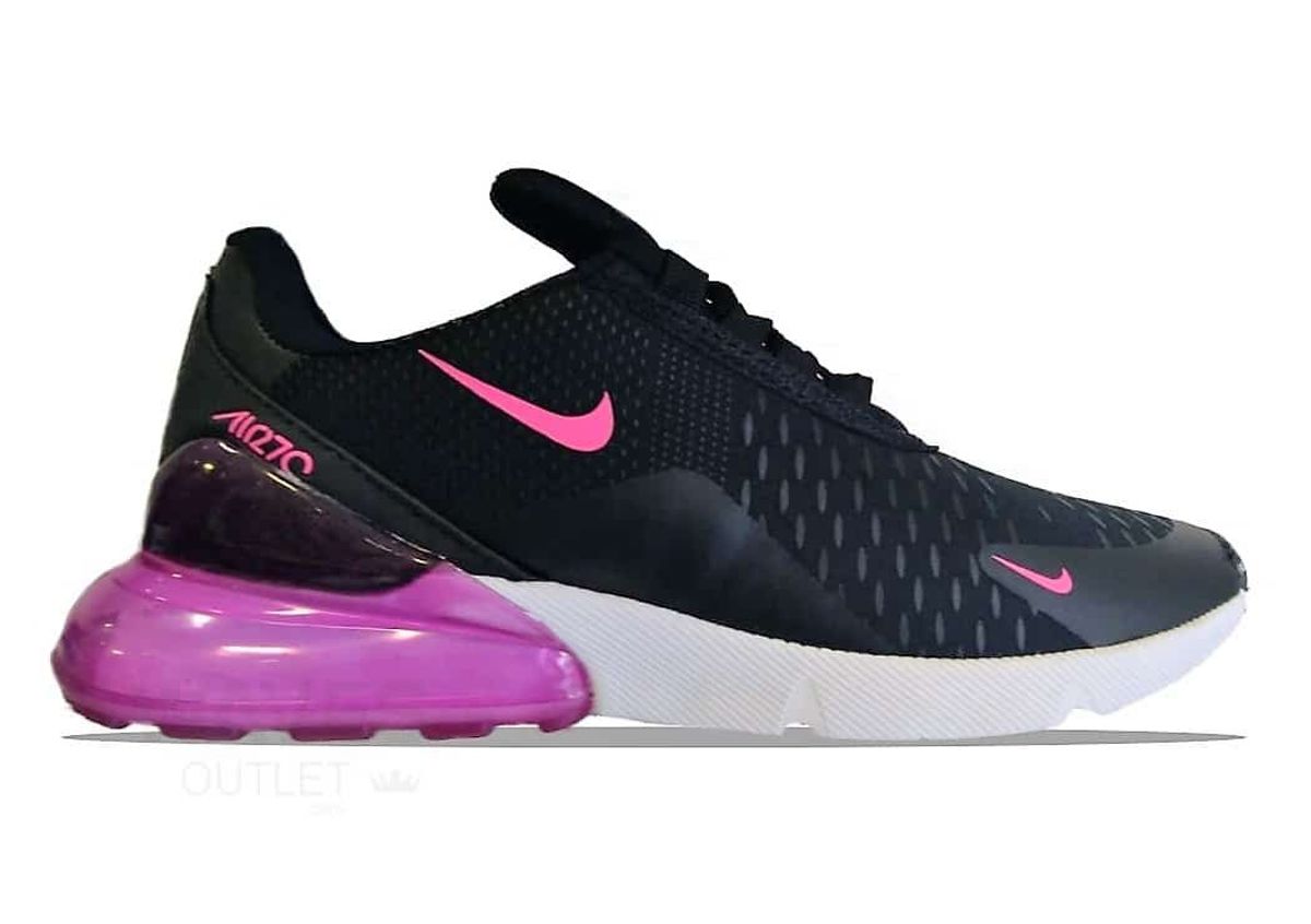 tenis nike preto e pink