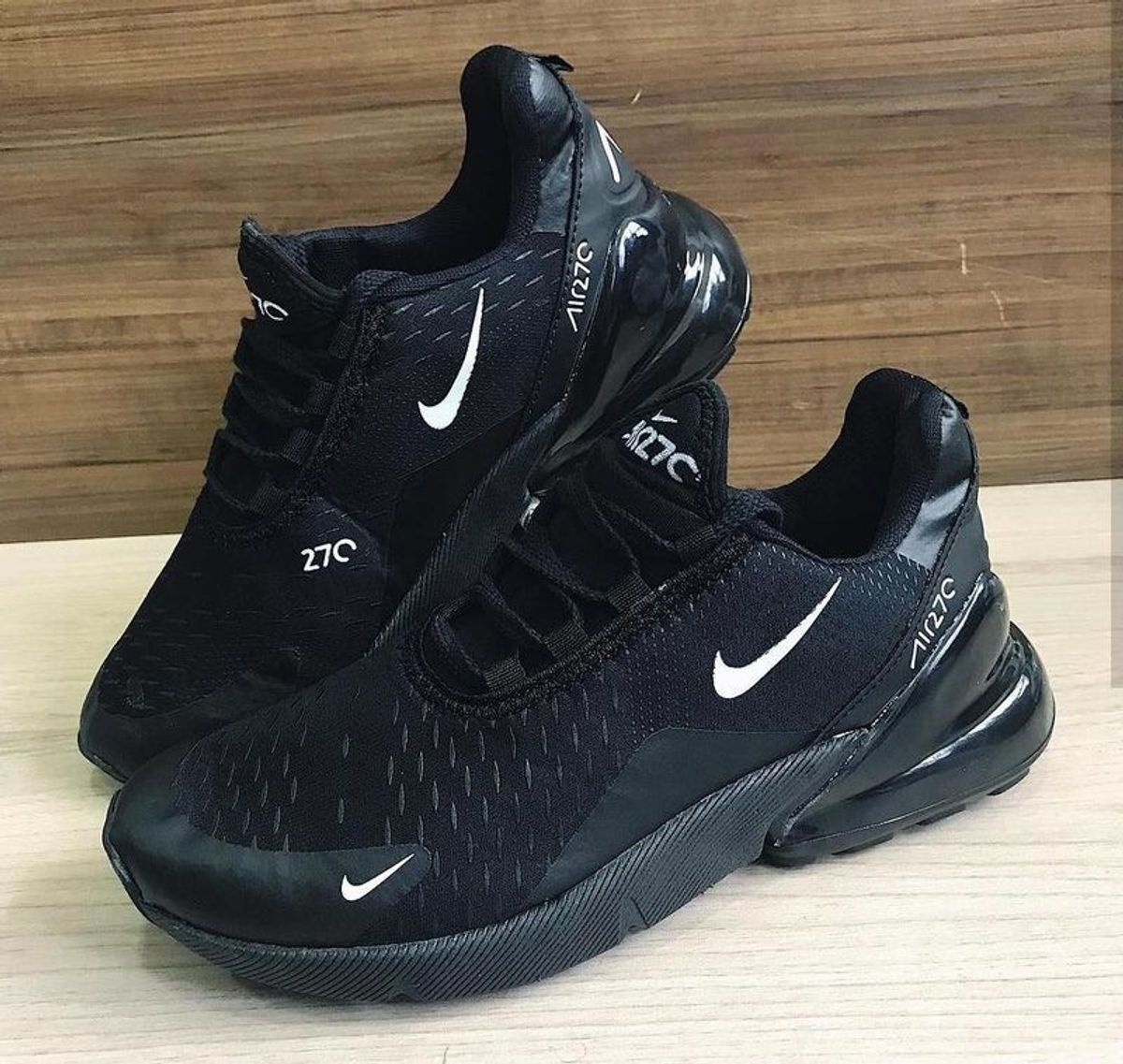 Novidade Na Loja!!! TÃªnis Nike Air Max 270 Todo Preto Masculino Envio Imediato!numeraÃ§Ã£o 41 