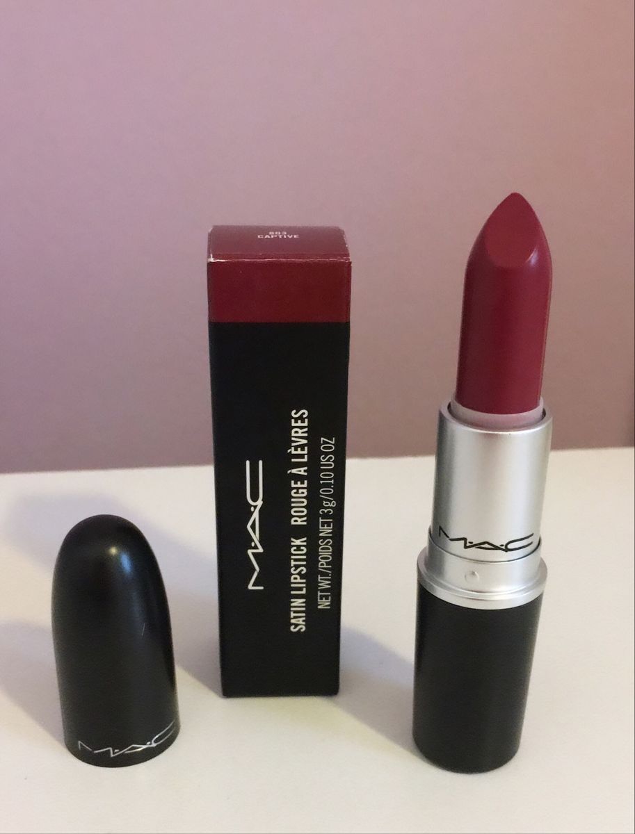 Novo Batom Mac Captive Maquiagem Feminina Mac Nunca Usado Enjoei