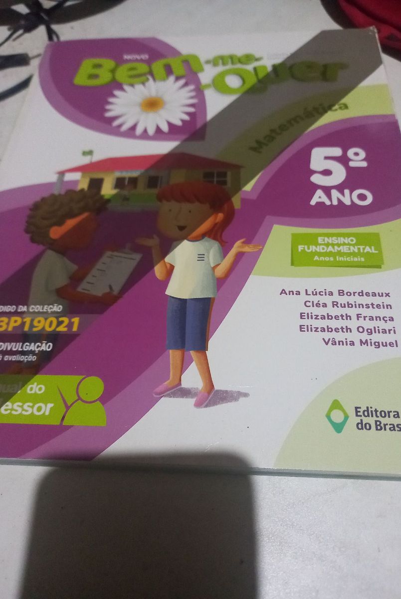 Novo Bem Me Quer Matemática 5 Ano Ana Lucia Bordeaux Livro Livros