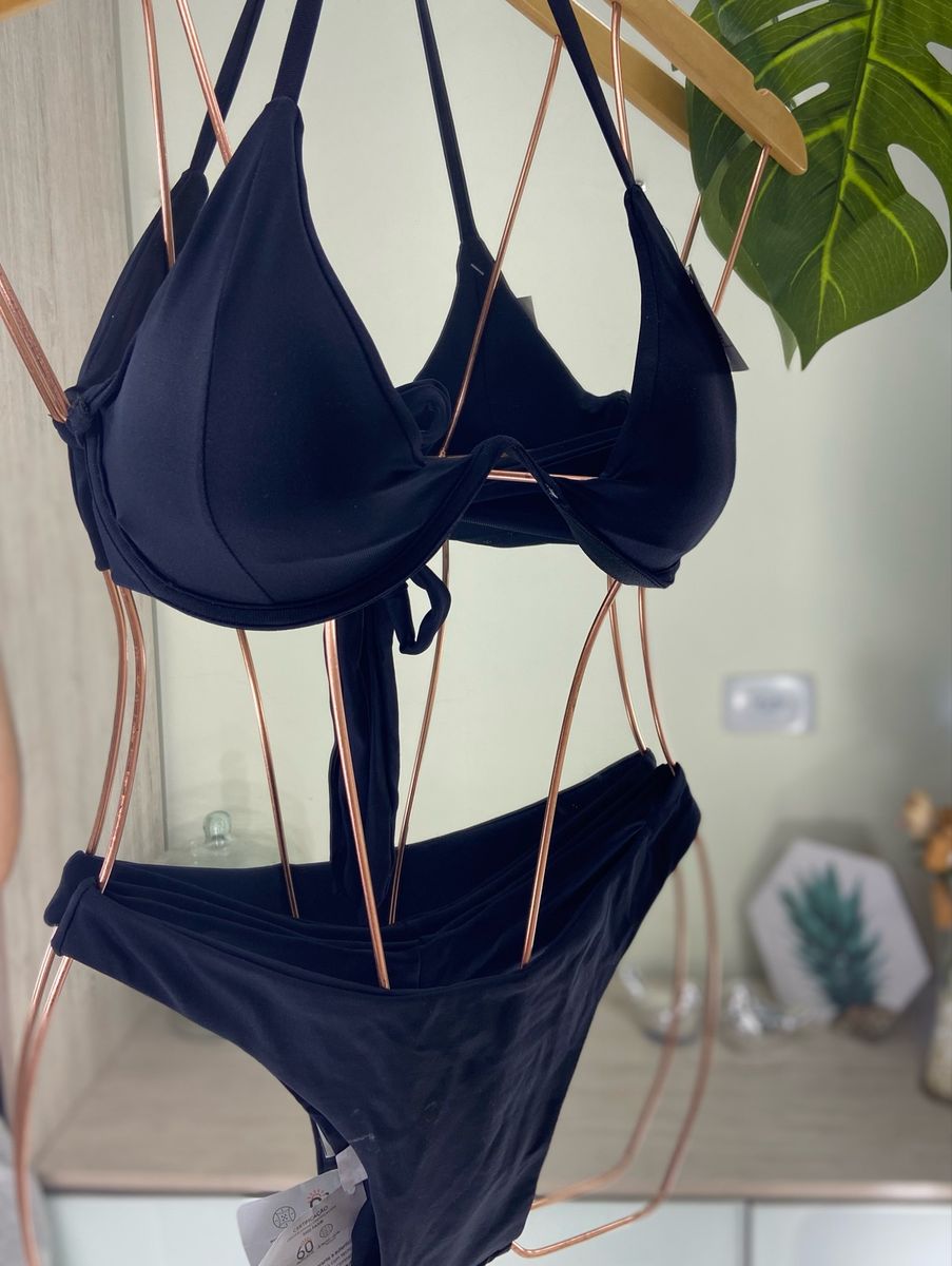 Novo Biquíni Aro em V Moda Praia Feminina Sol E Bronze Moda Praia