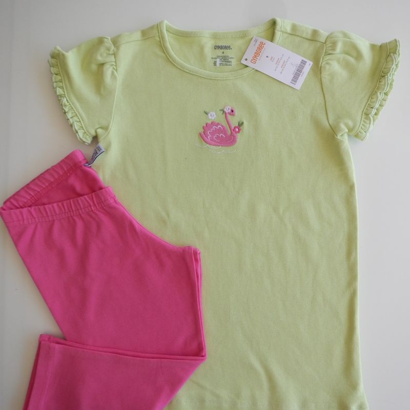Novo! Conjunto Menina 9 Anos Gymboree Zara Calça Camiseta, Roupa Infantil  para Menina Zara Usado 92732239