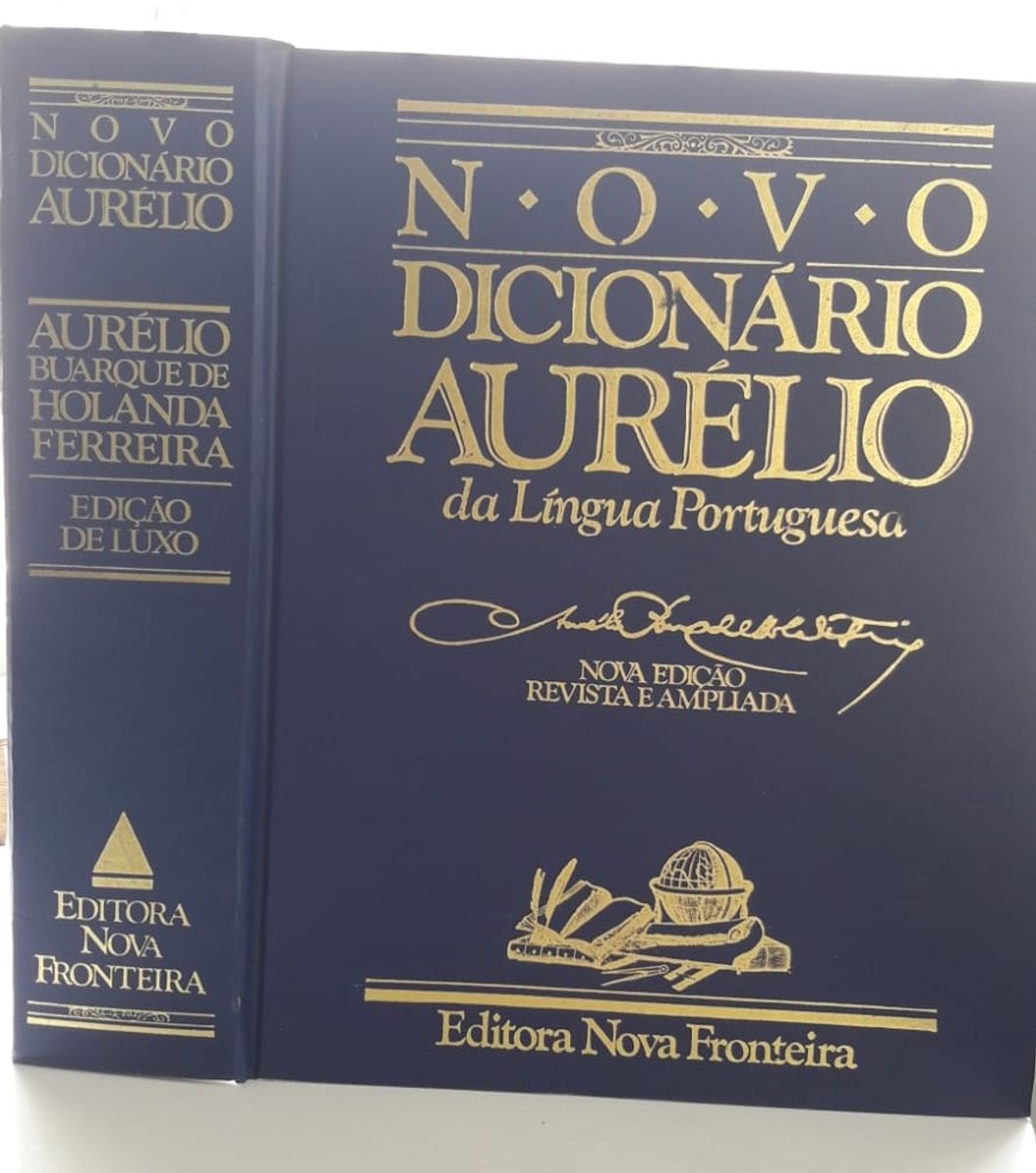 Novo Dicionário Aurélio Das Língua Portuguesa Grande Livro Usado