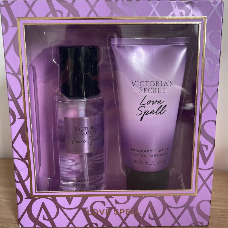 Victoria's Secret Kit Love Spell - Body Splash 75ml + Body Lotion