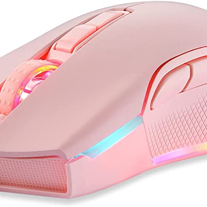 MOUSE GAMER MOTOSPEED V70 ESSENTIAL ROSA