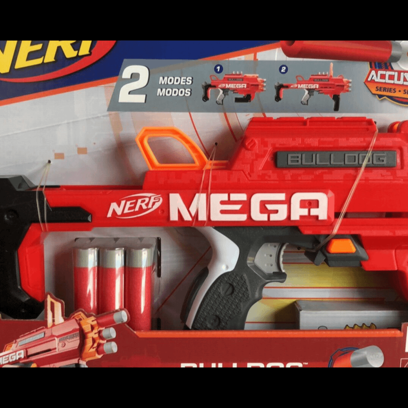 Arma Nerf Mega Vermelha Grande sem Balas | Brinquedo Nerf Usado 49272500 |  enjoei