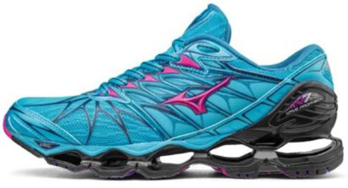 mizuno verde agua com rosa