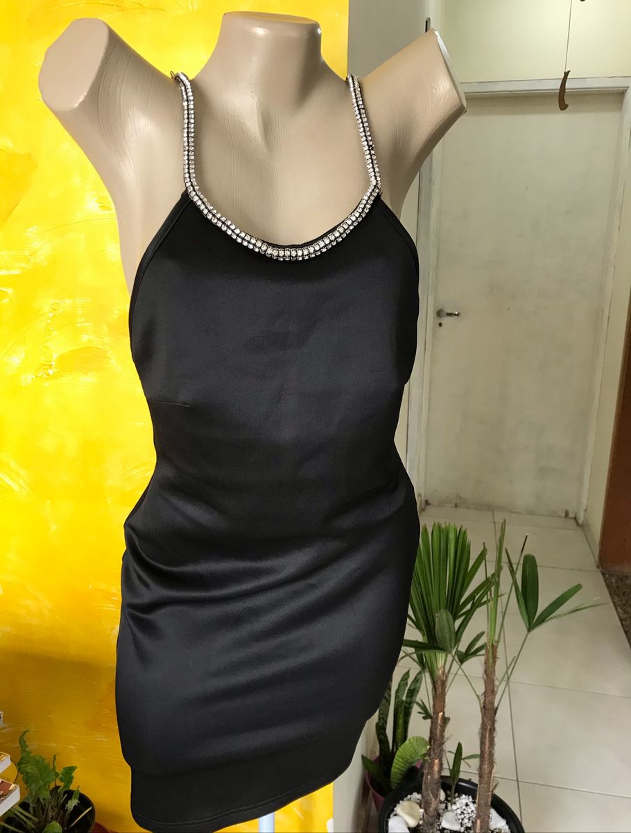 vestido manga longa antix