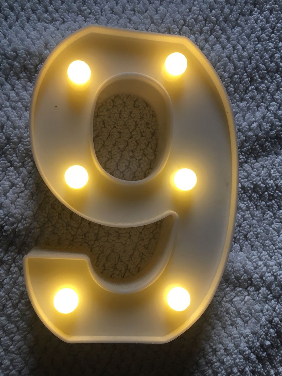 Número Led 9 Ou 6 | Item de Decoração Nunca Usado 71027532 | enjoei