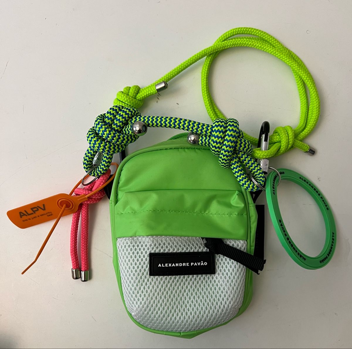 Nylon Bag Verde Alexandre Pavão Bolsa de Ombro Feminina Alexandre