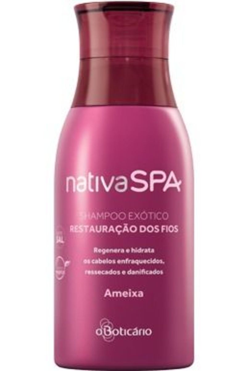 O Boticário Shampoo Exótico Restauração Dos Fios Ameixa 400 Ml Novo ...