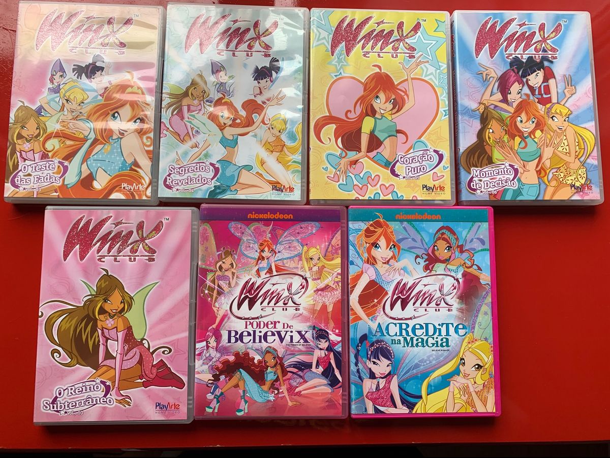 O Clube Das Winx: Primeira e Quarta Temporadas | Item Infantil Winx ...