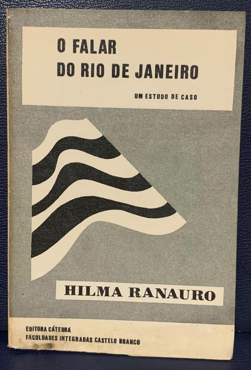 O Falar do Rio de Janeiro - Hilma Ranauro - Edição de 1988 | Livro ...