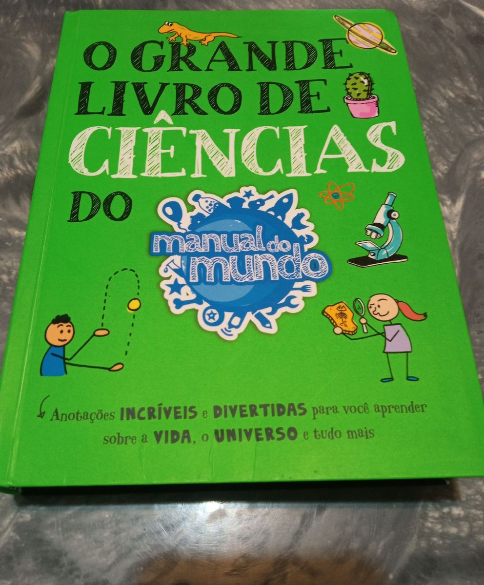 O Grande Livro De Ciências Do Manual Do Mundo Livro Sextante Usado 66402584 Enjoei 6340