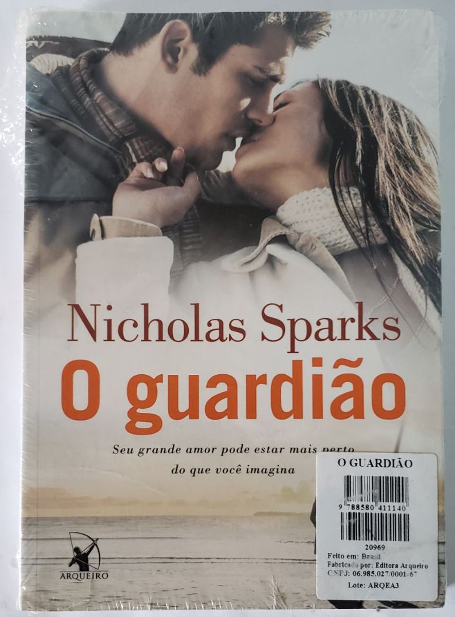 O Guardião Nicholas Sparks | Livro Arqueiro Nunca Usado 85298656 | Enjoei