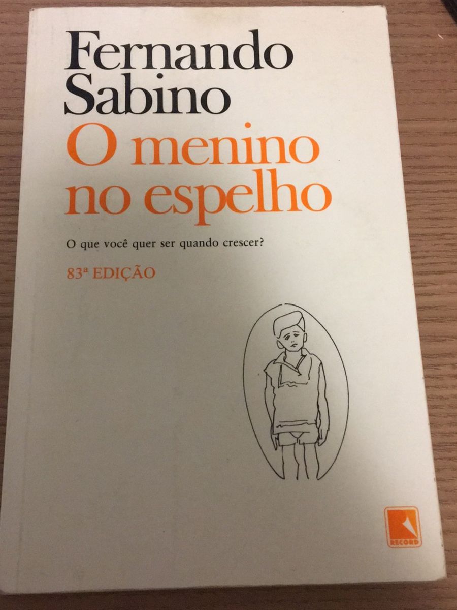 O Menino No Espelho | Livro Record Usado 52771646 | enjoei
