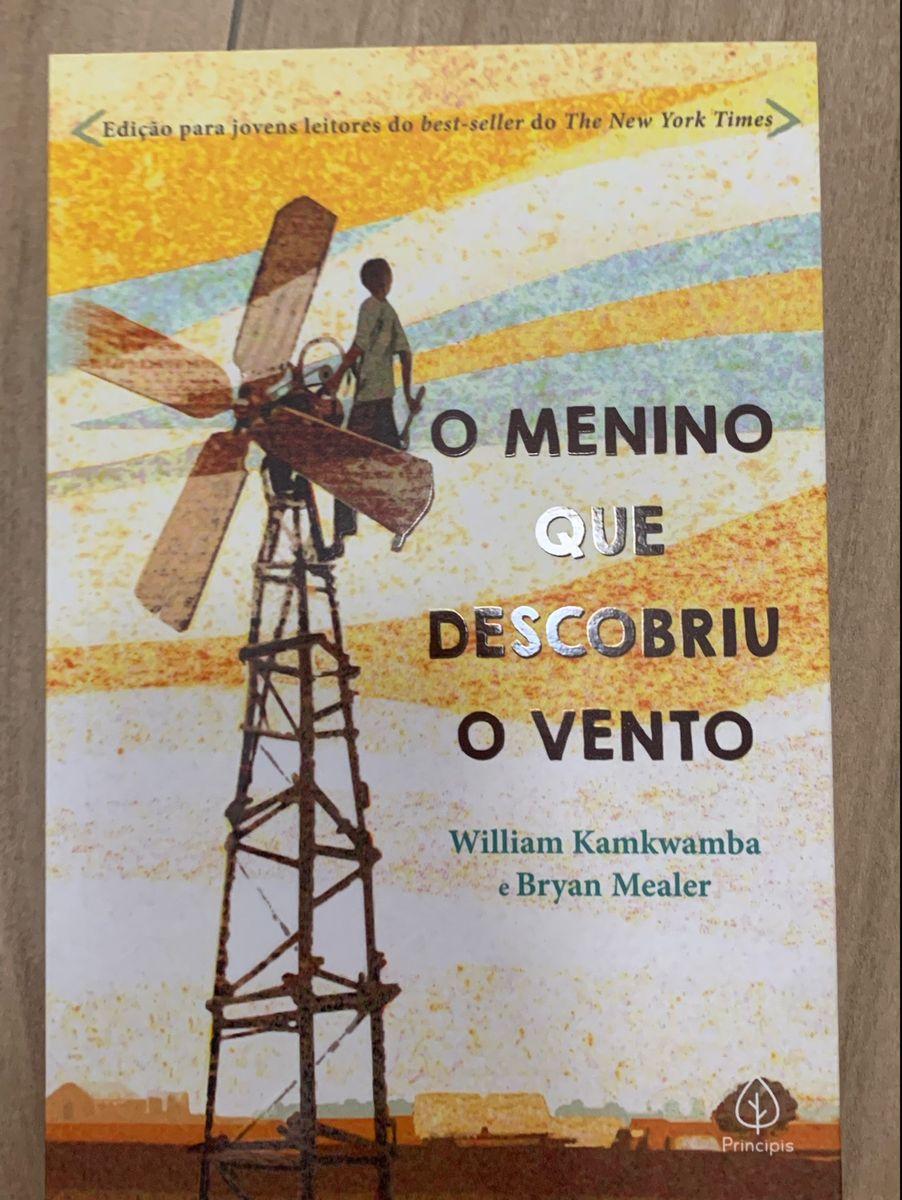 O menino que descobriu o vento livro principis nunca usado 82017931