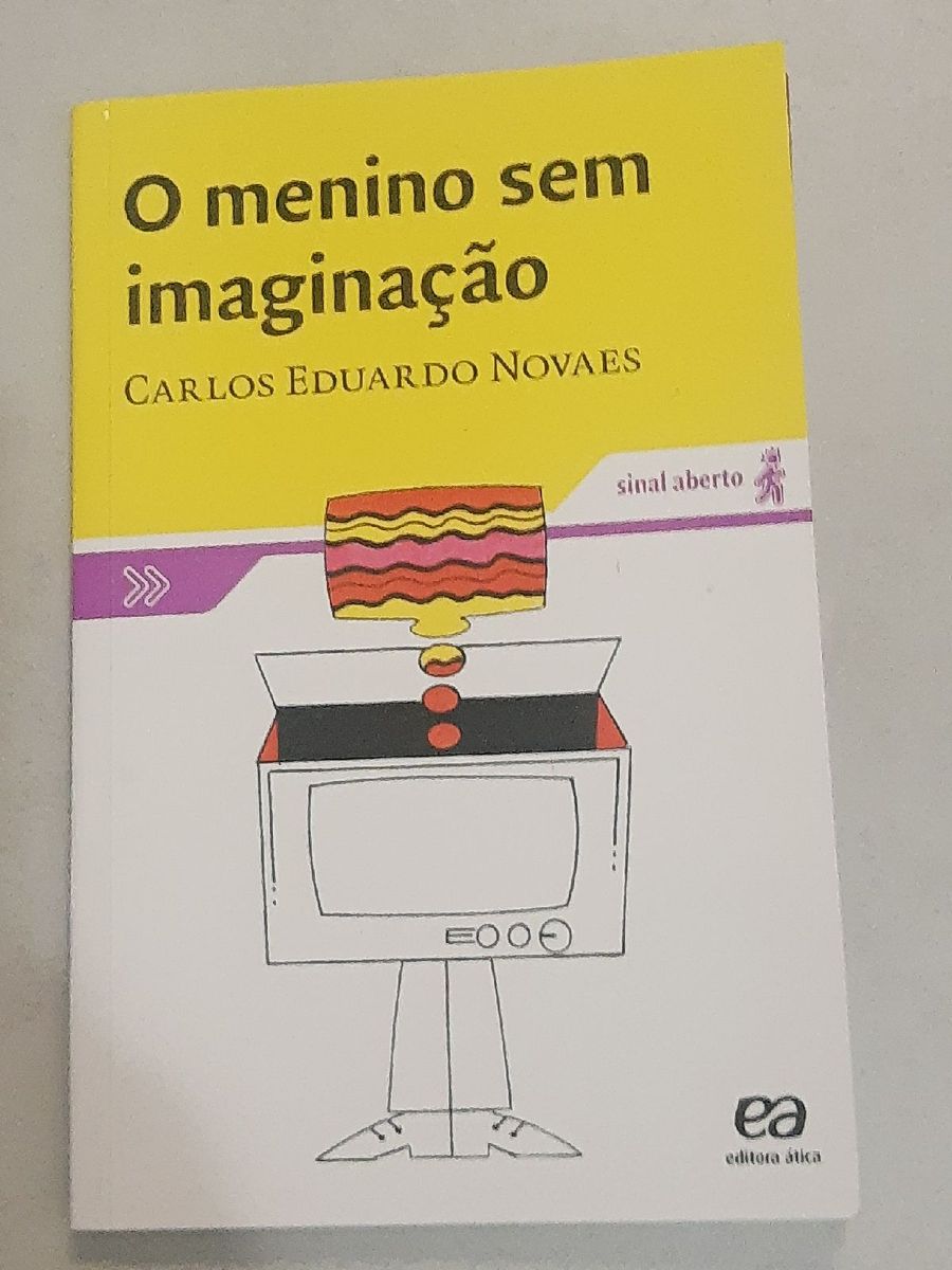 O menino sem imagina o livro editora atica nunca usado 81407205