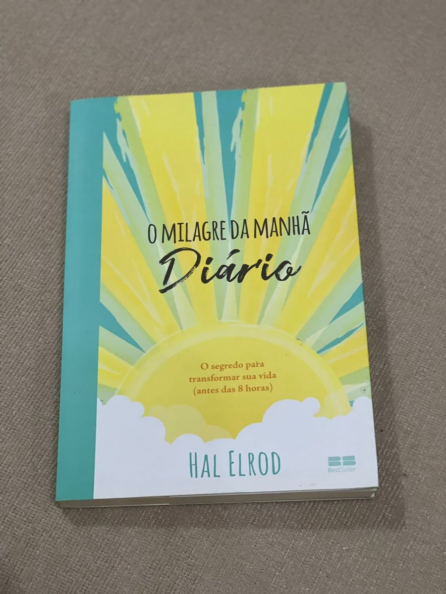 O Milagre da Manhã Diario | Item de Papelaria Hal Elrod Nunca Usado ...